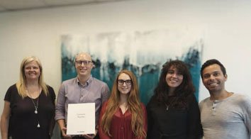 Katie, Ed, Stacey, Nicola and Johnathan of Patricia Holdings