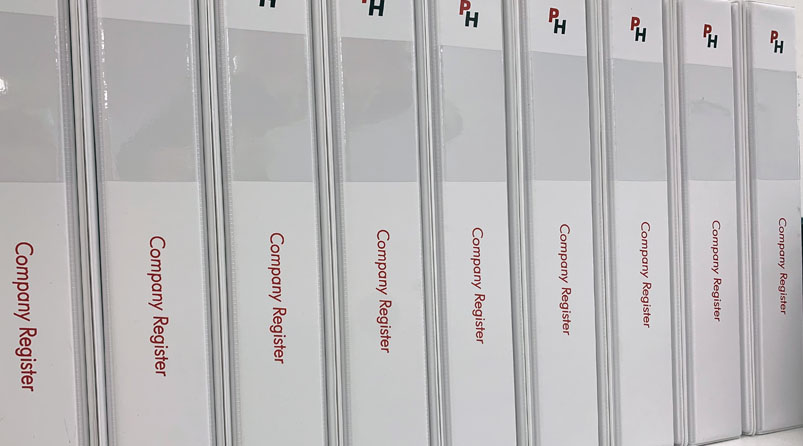 Changes to Company Register
